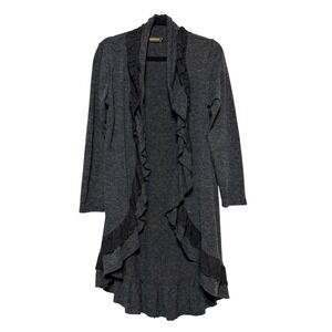Reborn Whimsigoth Open Cardigan‎ Womens Size L Fairy Grunge Dark Romance Lace